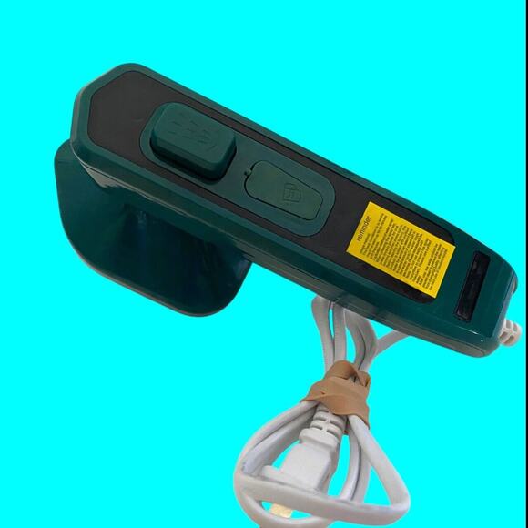 Mini Steam Iron Handheld Portable Ironing Machine Clothes Steamer Electric Green - Picture 5 of 7